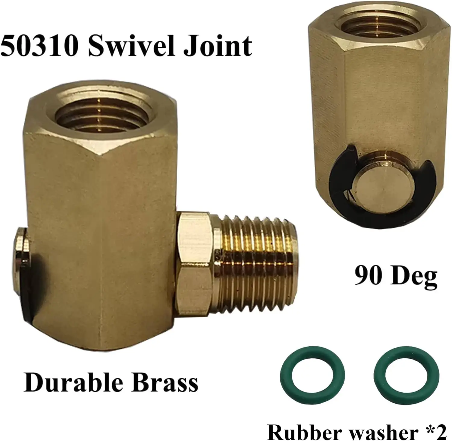 50310 Swivel Joint for Air Hose Reel 1/4'' FPT * 1/4'' MPT 90 Deg Swivel  Fitting, 5/16-18G Male/Female - AliExpress