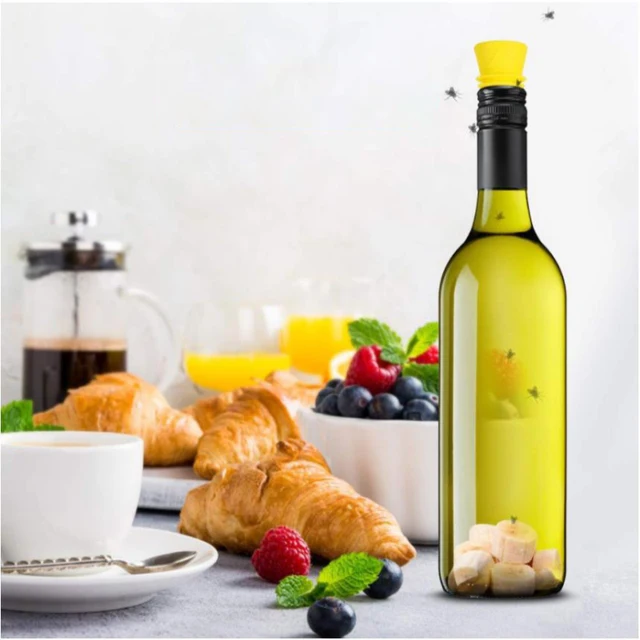 1Dcs Gyümölcslégy Csapdák A Konyhához Rugalmas Csapda Beltéri Ház Légy Gyakorlati Rovarok Csapdába Ejtőcsatlakozók Otthon - Image 4