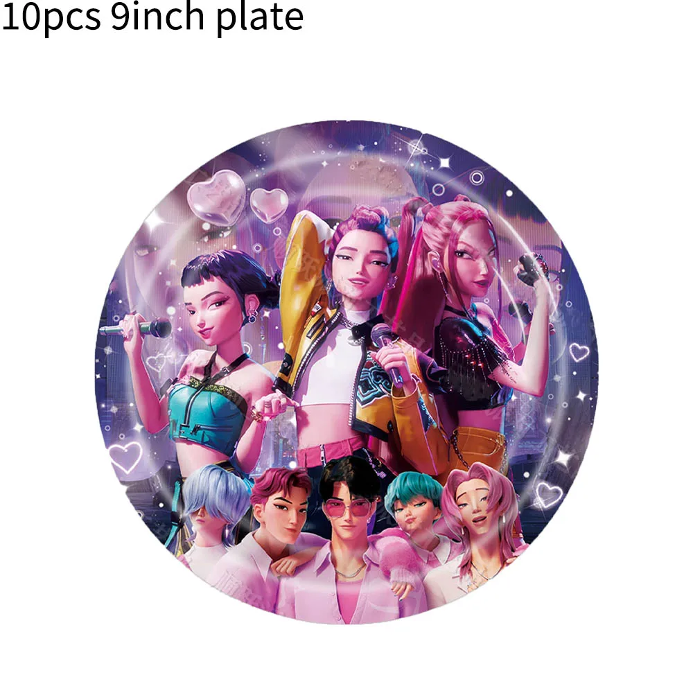 Bestel Eetbare Cupcakeprint KPop Demon Hunters- 24 cupcake rondjes voor slechts € 5,95