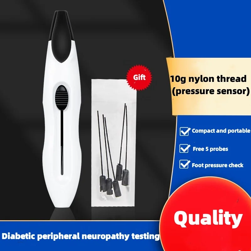 Medical Sensory Tester Medical 10g Nylon Diabetic Monofilament Sensory Tester Foot Nerve Needle Pen Filament