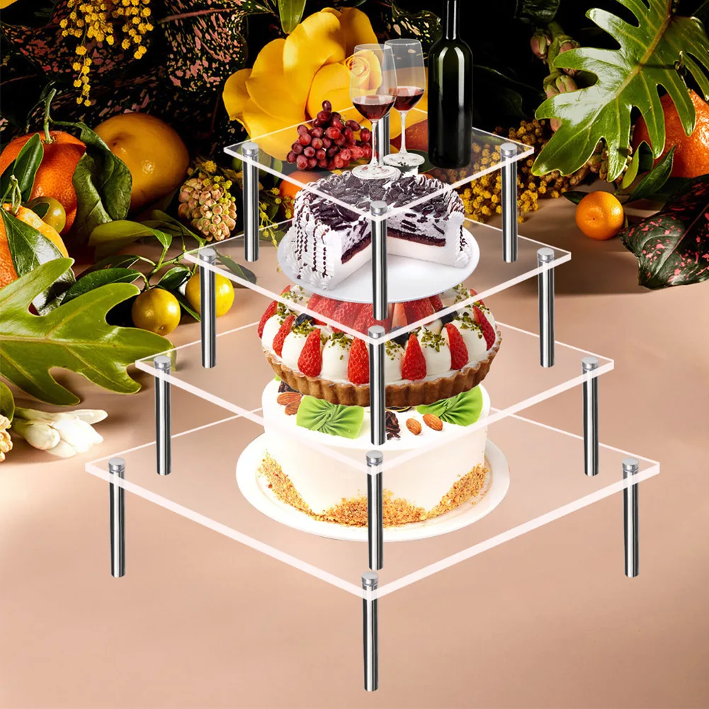 

Acrylic Display Riser Stand Cupcake Stand Home House Clear Cupcake Stand For Displaying Cake Jewelry Cosmetics Perfume Crafts