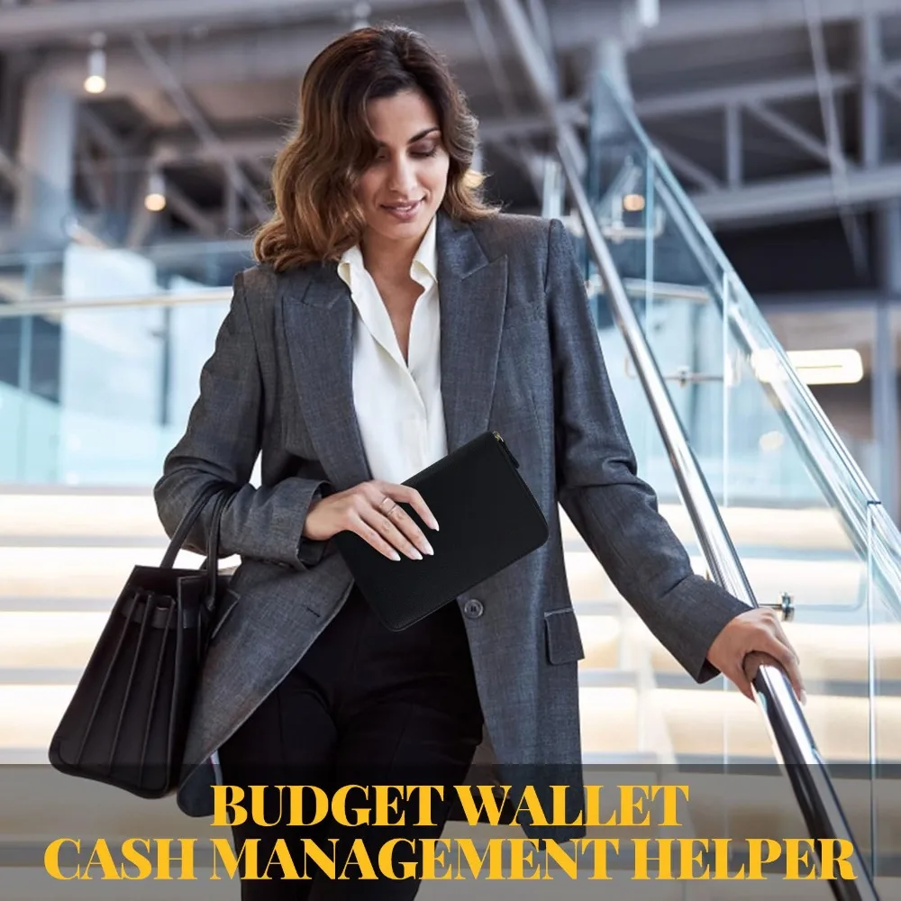 New Waterproof Fashion Coin Purse PU Leather Multiple Card Card Holder Large Capacity Solid Color Coin Purse