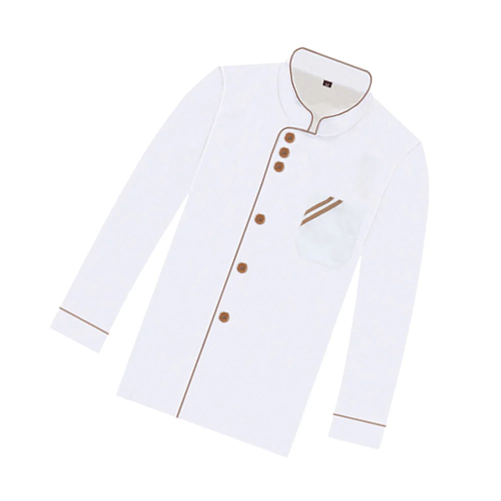 Chef Jacket Coat Unisex Cook Clothes Costume Sushi Catering Kitchen Clothing chef uniforms
