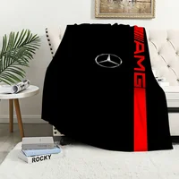 Fashion Super B-BenzS A-AMG-r Blanket Soft Plush Nap Sofa rug for Living Room Warm Office Bedroom Birthday Home Travel Kid Gifts 1