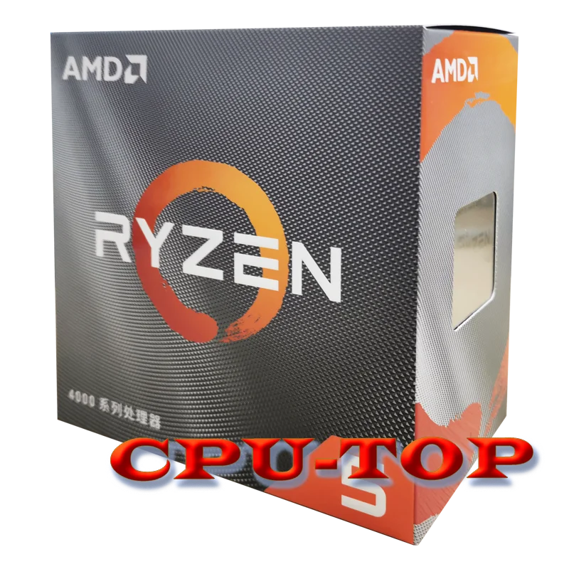 cpu processor AMD Ryzen 5 4500 R5 4500 3.6 GHz 6-Core 12-Thread CPU Processor 7NM L3=8M 100-000000644 Socket AM4 Sealed Including fan core processor