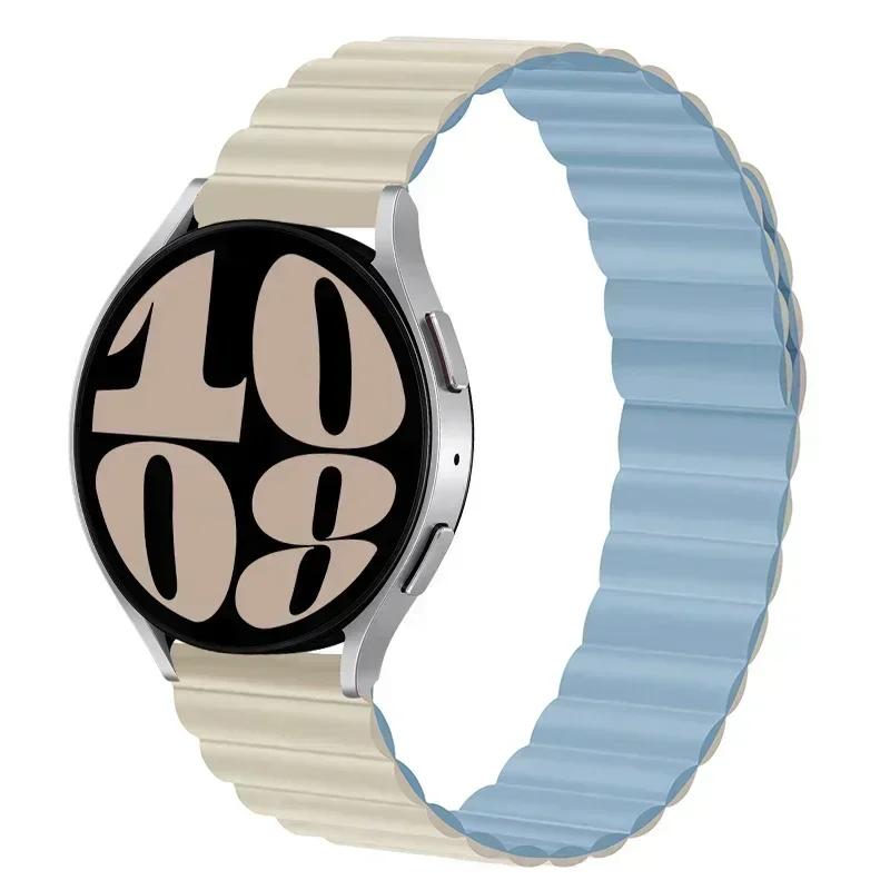 Magnetic Silicone Ultimate Watch Strap Bracelet, 22mm/20mm