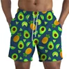 Hawaiian Vacation Beach Shorts For Men Casual Street Short Pants 3D Printed Fruits Pineapple Board Shorts Swimsuit Swim Trunks 5