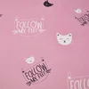 Cartoon Cat Bed Sheet Set for Kids Girls Cute Pet Kitten Print Pink Flat Sheet Kawaii Top Sheets with Pillowcases Bedroom Decor 6