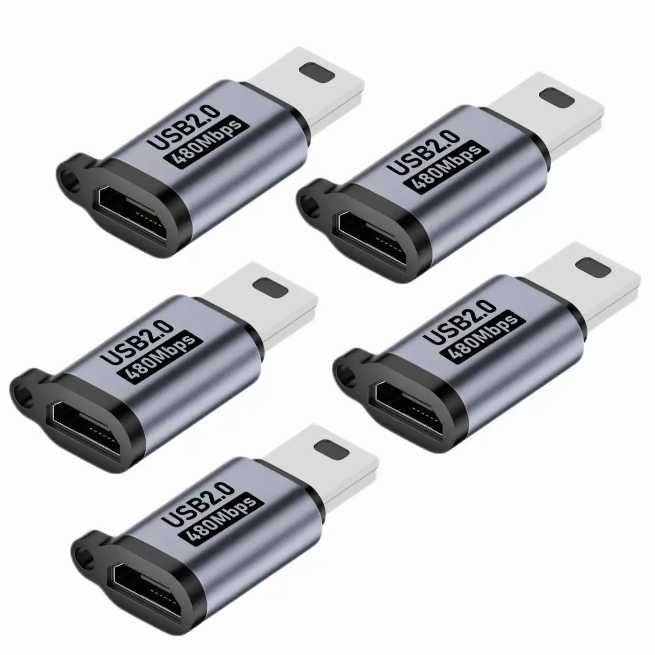 Universal Multi-Adapter: USB-C/Micro-USB to Mini-USB & USB-C Converter