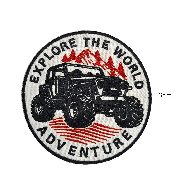 Cartoon Off-road Pickup Truck Iron on Backing Embroidery Patches Badge  Accessories Appliques for Clothes Jeans Backpacks - AliExpress