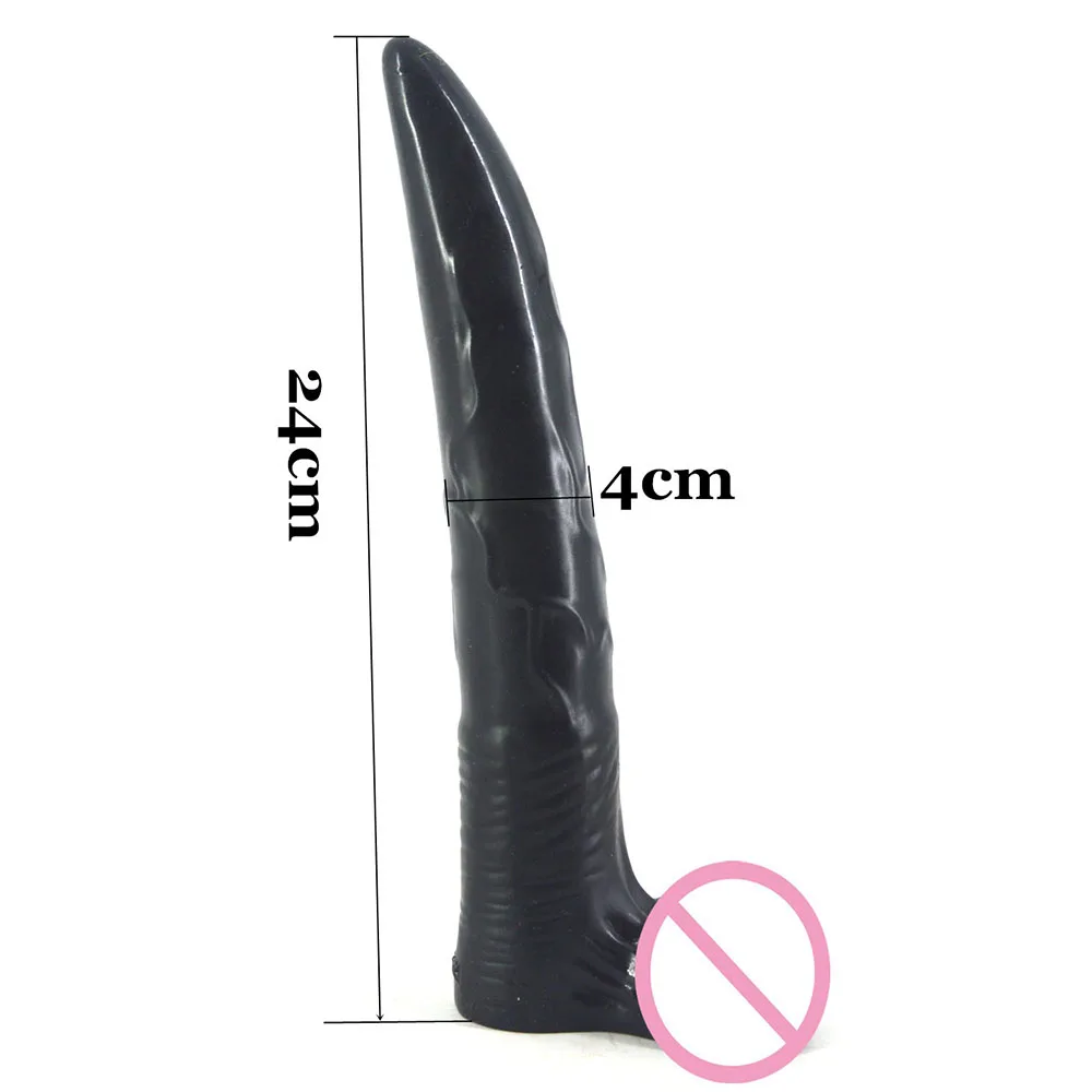 LEZEE Deer Animal Dildo Super Long 26cm Realistic Anal Plug Suction Cup Sex For Women Men Masturbation Dildo Sex Toy 18+ Product — view 4