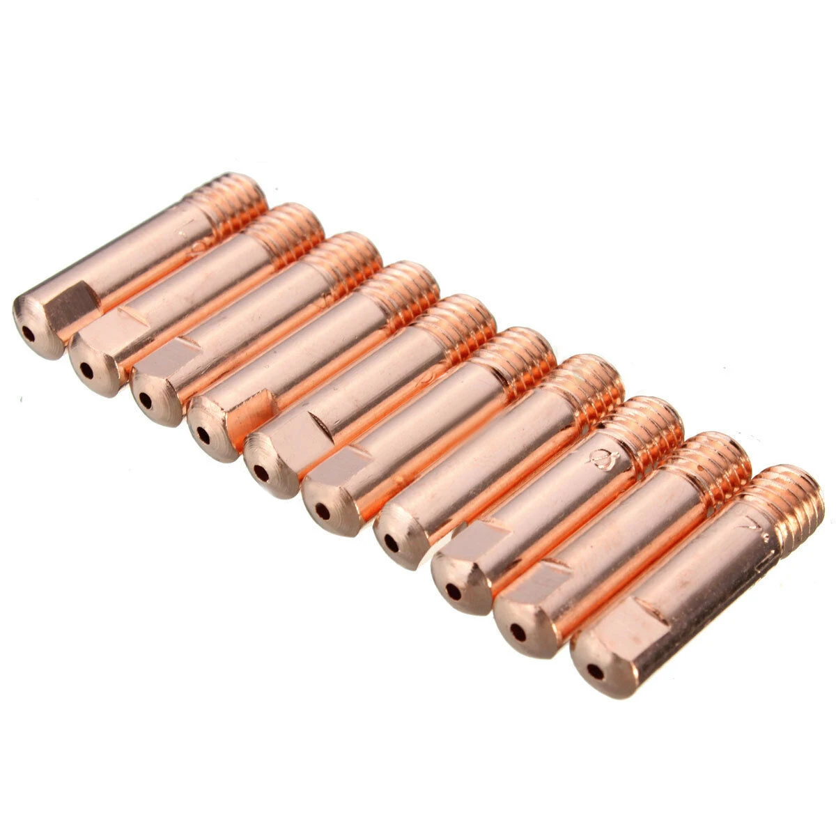 

Soldering Tools 10Pcs 0.8/1.0/1.2mm MB-15AK MIG/MAG M6 Welding Torch Tips Holder Gas Nozzle Workshop Equipment