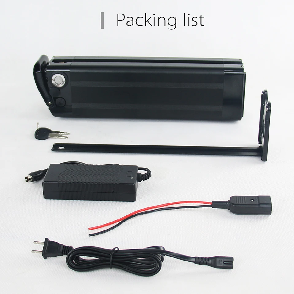 36 V 17,5 Ah Silberfisch-Batterie 13 Ah 18650 Silberfisch-Batterie Lithium-Ionen-Batterie für 250 W 350 W 500 W Motor Li-Ionen-Akku – Detail 6