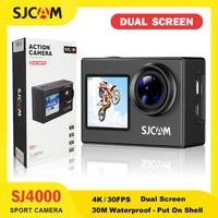 SJCAM SJ4000 Dual Screen 4K Action Camera 30M Waterproof 2.4G Wifi Anti-Shake Sports Action Cameras Motorcycle Bicycle Helmet 1