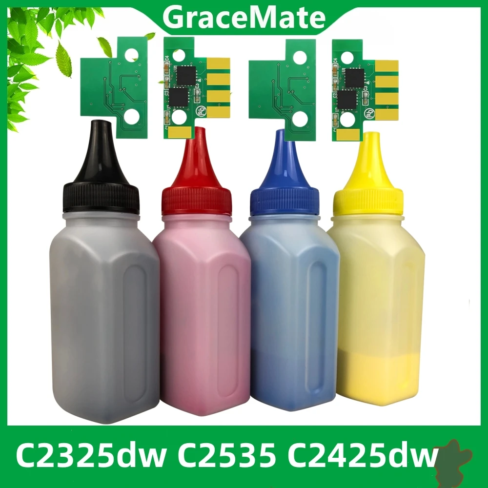 Microplaqueta do pó do Toner da Classe a para Lexmark C2325 C2325dw C2425 C2425dw C2535 C2535dw Mc2325 Mc2325adw Mc2425 Mc2425adw Mc2535 Mc2640