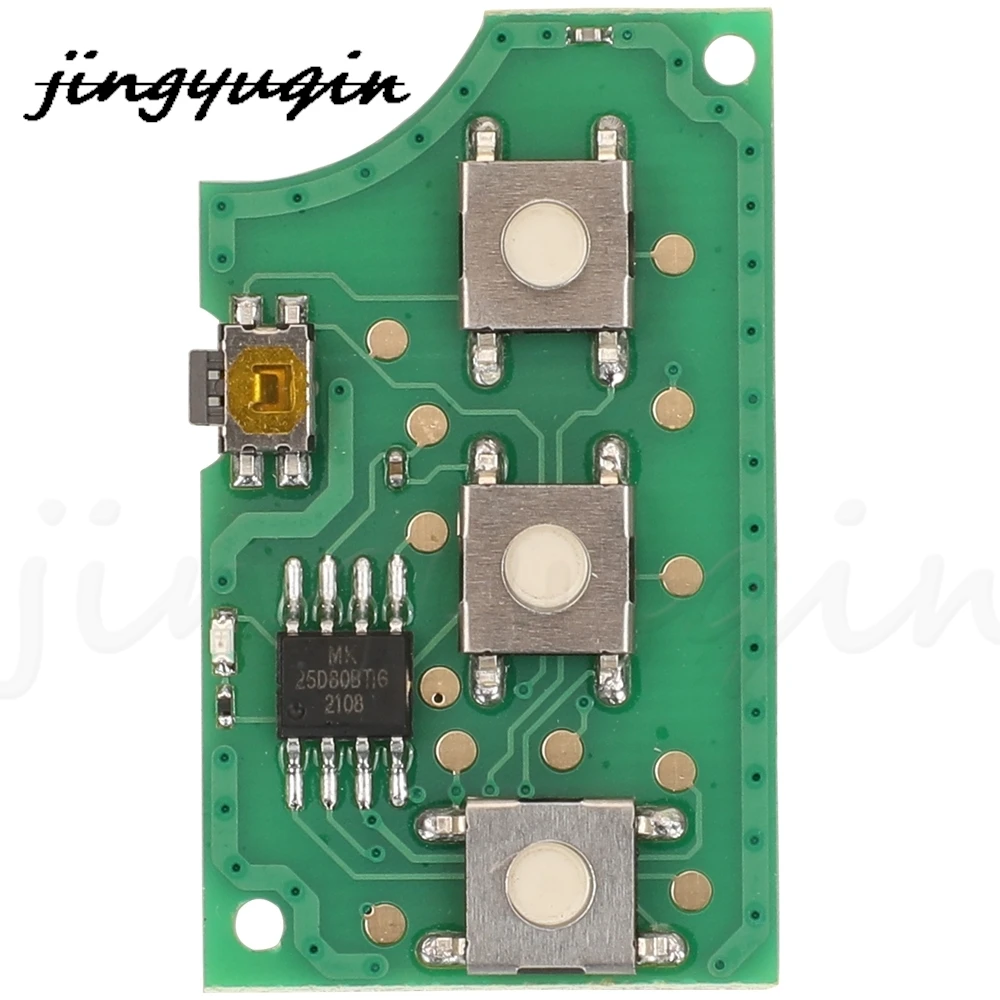 4 Buttons Remote Car Key Circuit Board Fob 315MHZ 1J0959753AM / 1J0959753DC For VW Volkswagen Golf 2009 NBG92596263