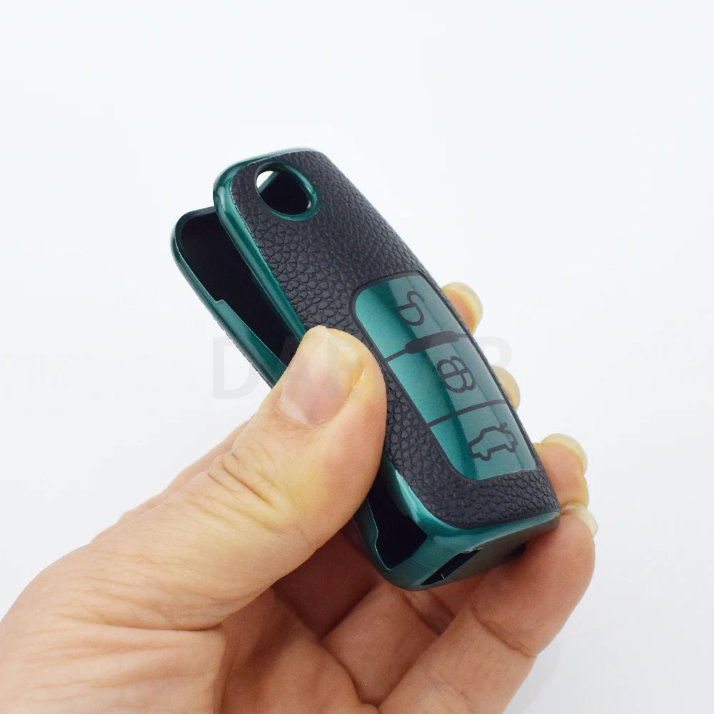 Remote Control Case Car Key Cover and Keychain for Ford Vehicles