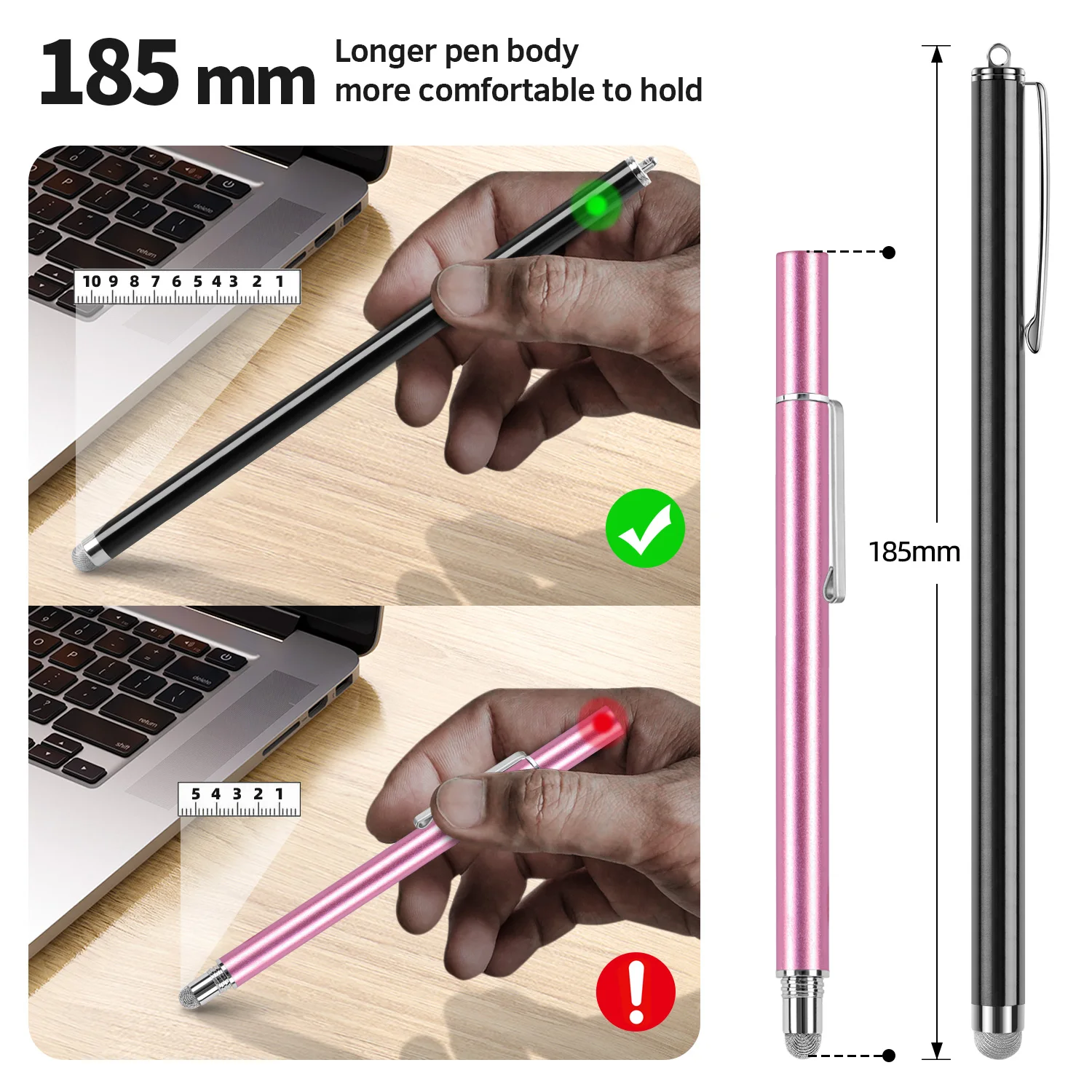 Long Stylus Pen 18.5CM Universal for Android iPhone iPad Xiaomi