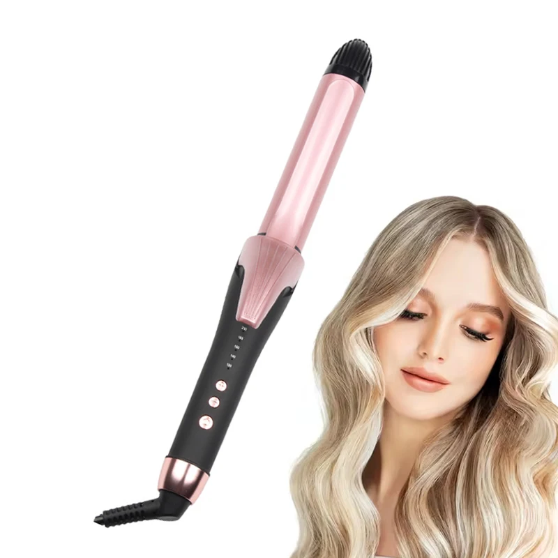 Portable Ceramic Rotating Hair Wave Curler Machine Curling With Anti-Scald Design for Hair