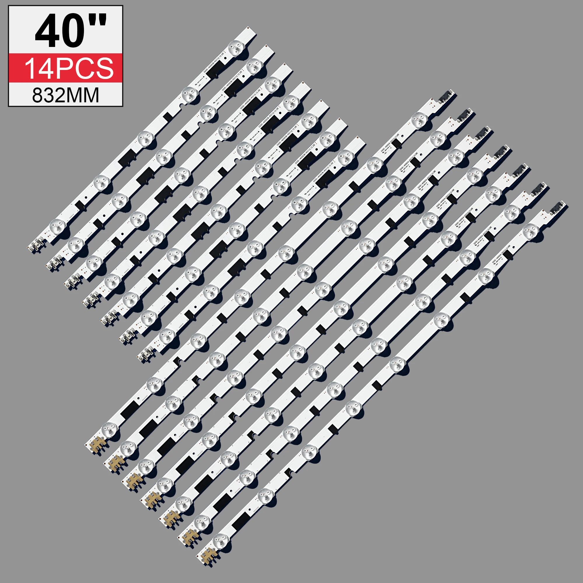 Ｚ LED Ʈ, 40 ġ UA40F5500 AJ AR 2013SVS40F HF400BGLV1H R/L UE40F6300 CY-HF400CSLV1 8 + 5 LED 832mm, 14  x