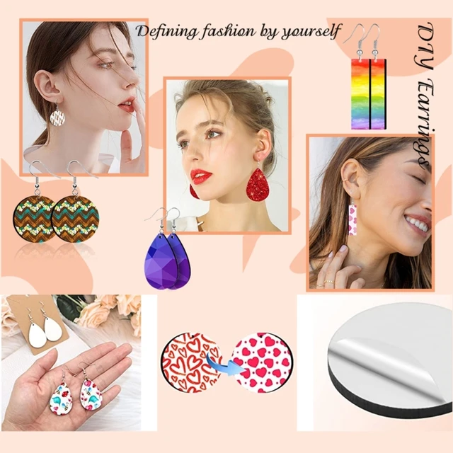 240 Pezzi Rotondi Per Sublimazione - Dischi MDF 5cm Per Trasferimento Termico, Decorazioni Fai Da Te