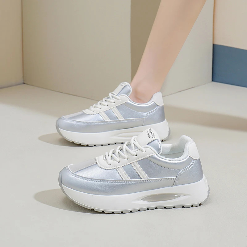 Height Increasing Running Shoes for Women Original Walking Holiday Travel Essentials Trainers Casual Comfy Tennis Women Sneakers
