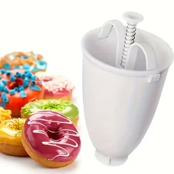 Compact and Lightweight Donut & Waffle Dispenser Machine (White)