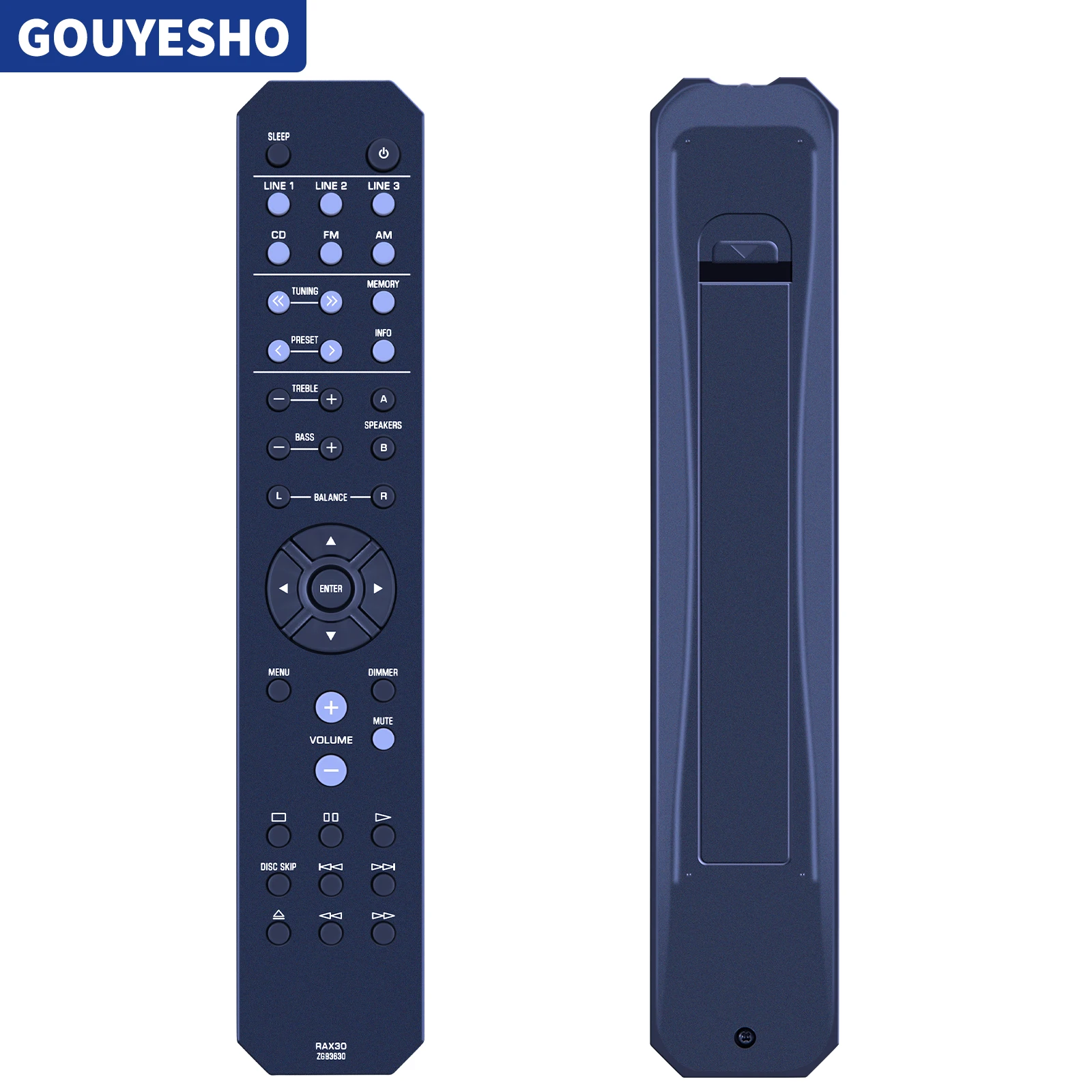 Nuovo Telecomando Sostitutivo Per Yamaha Rax30 Zg93630 R-S201 R-S201Bl Ricevitore Stereo Con Suono Naturale Di Rete