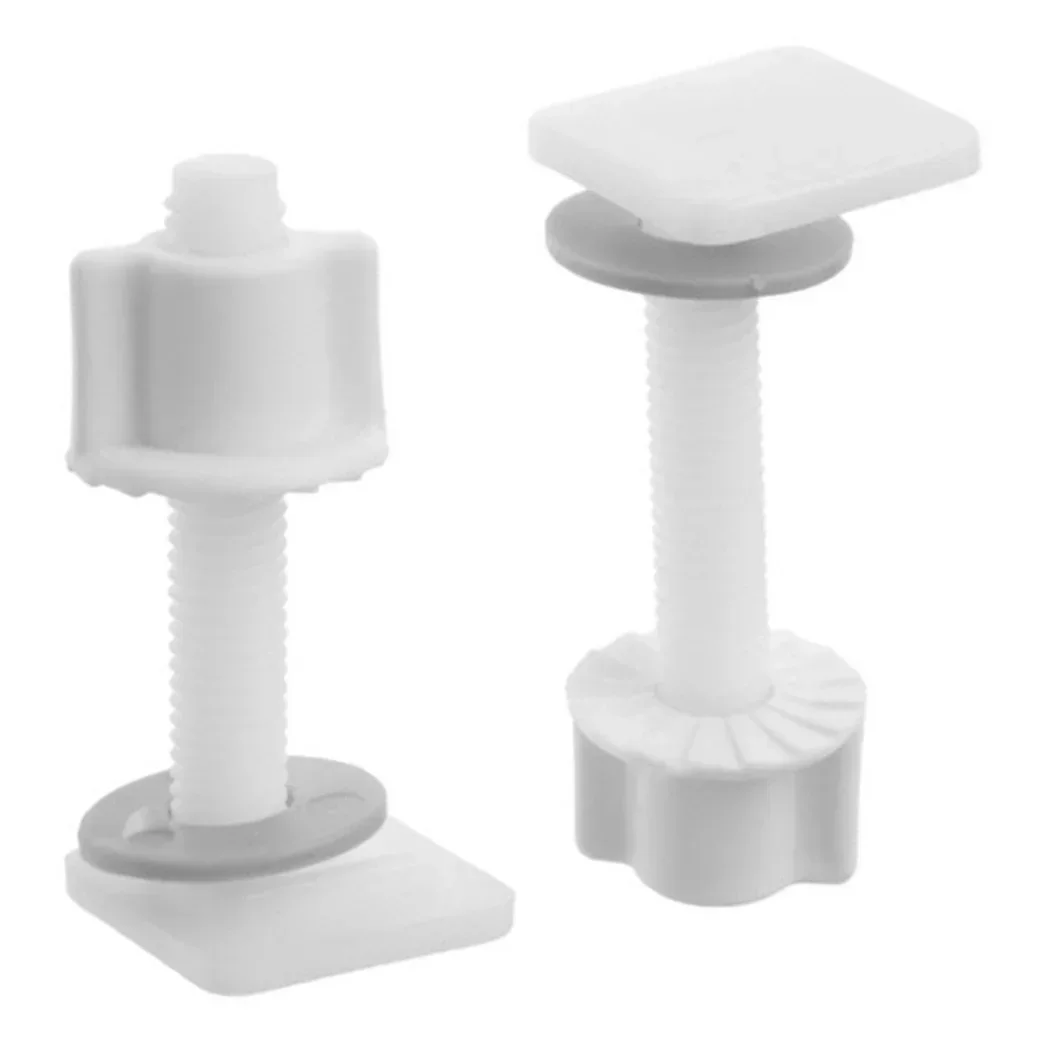 Plastic Toilet Seat Hinge Repair Bolts Fitting Screws Washers Kit Accessories Toilet Seat Cover Fixing Scre