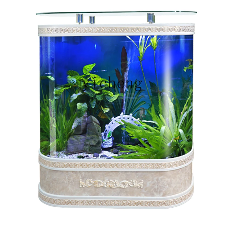 

Zk Fish Tank Aquarium Large 80cm Home Living Room Self-Circulation Ecological Change Water