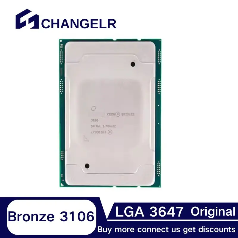

Процессор Бронзовый 3106 SR3GL 8 ядер 6 потоков LGA3647 14 нм LGA3647