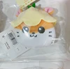 Corocorokuririn Hamster Plush Keychain Cute Tape Measure Rule Animal Head Bag Keychains Key Ring 4
