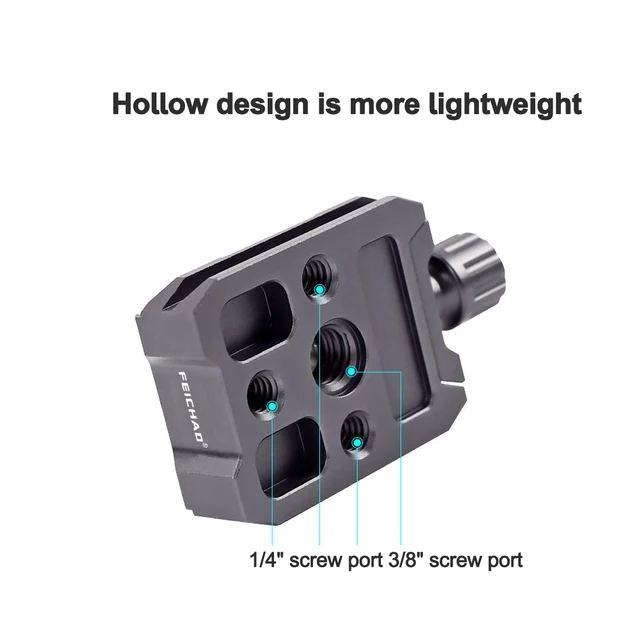 Hersay Plaque De Base QR Supérieure à Dégageent Rapide Pour DJI Ronin