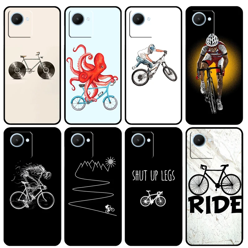 Bike Bicycle Cycling Case For Realme C30 C35 C21 Y C25 C11 C31 C15 8I 9I 10 8 9 Pro Plus Gt Master Neo 3T 2 3