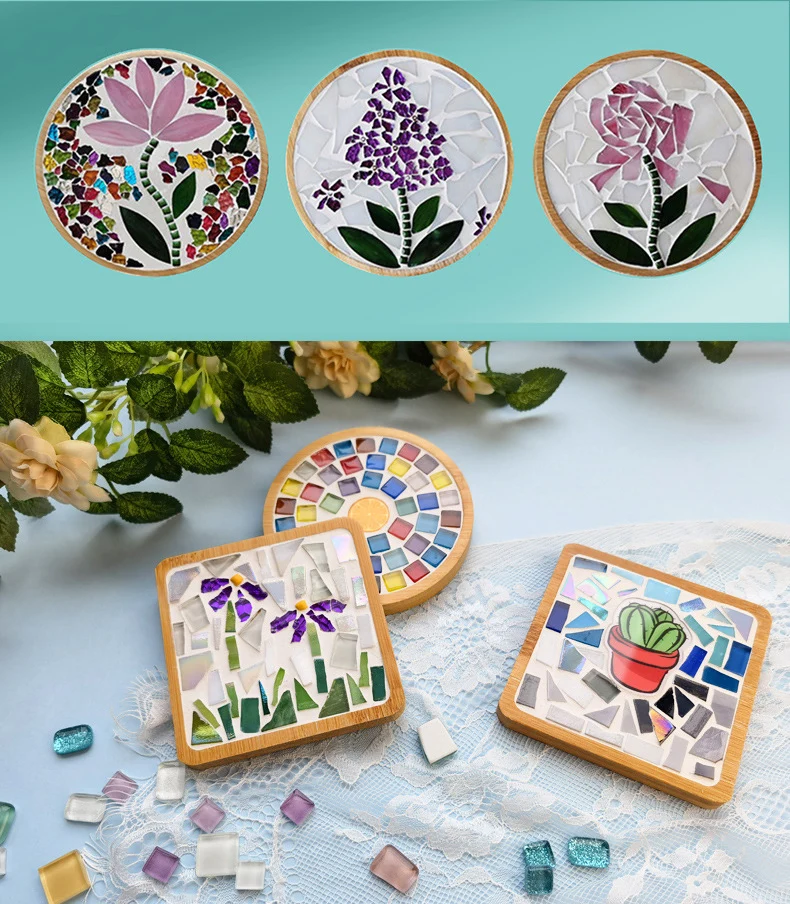 Mosaic Cup Mat Craft Toys