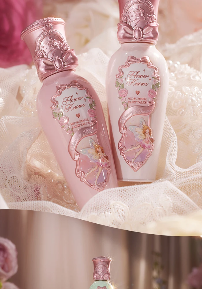 Flower Knows Midsummer Night Series Mirror Lip Gloss Film-forming Lip Balm Moisturizing Long Lasting Non-sticky ALL Lips Makeup