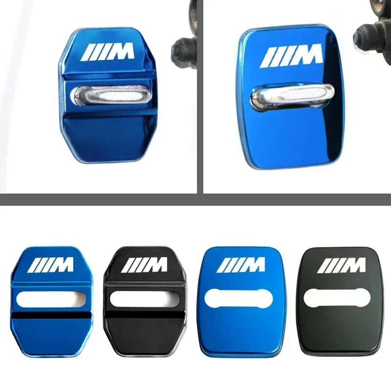 

4PCS Door Lock Decoration Protection Cover Emblem Case For BMW M Power Performance M3 M5 X1 X3 X5 X6 E46 E39 E36 E60 E90