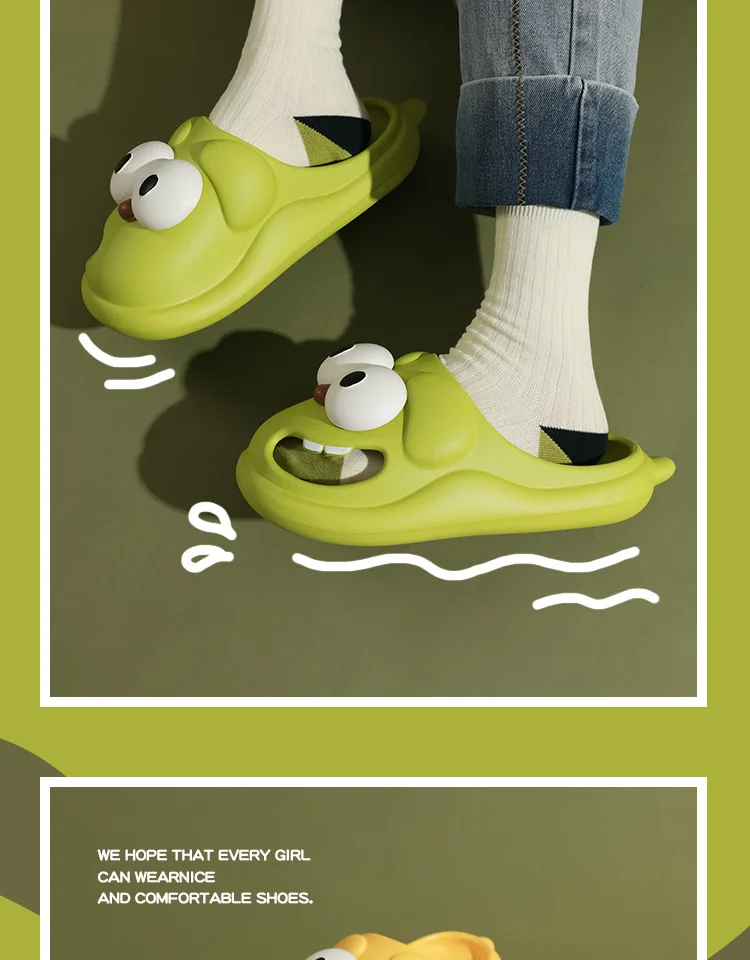 Summer Cute Cartoon Anti-Slip Slippers - true deals club
