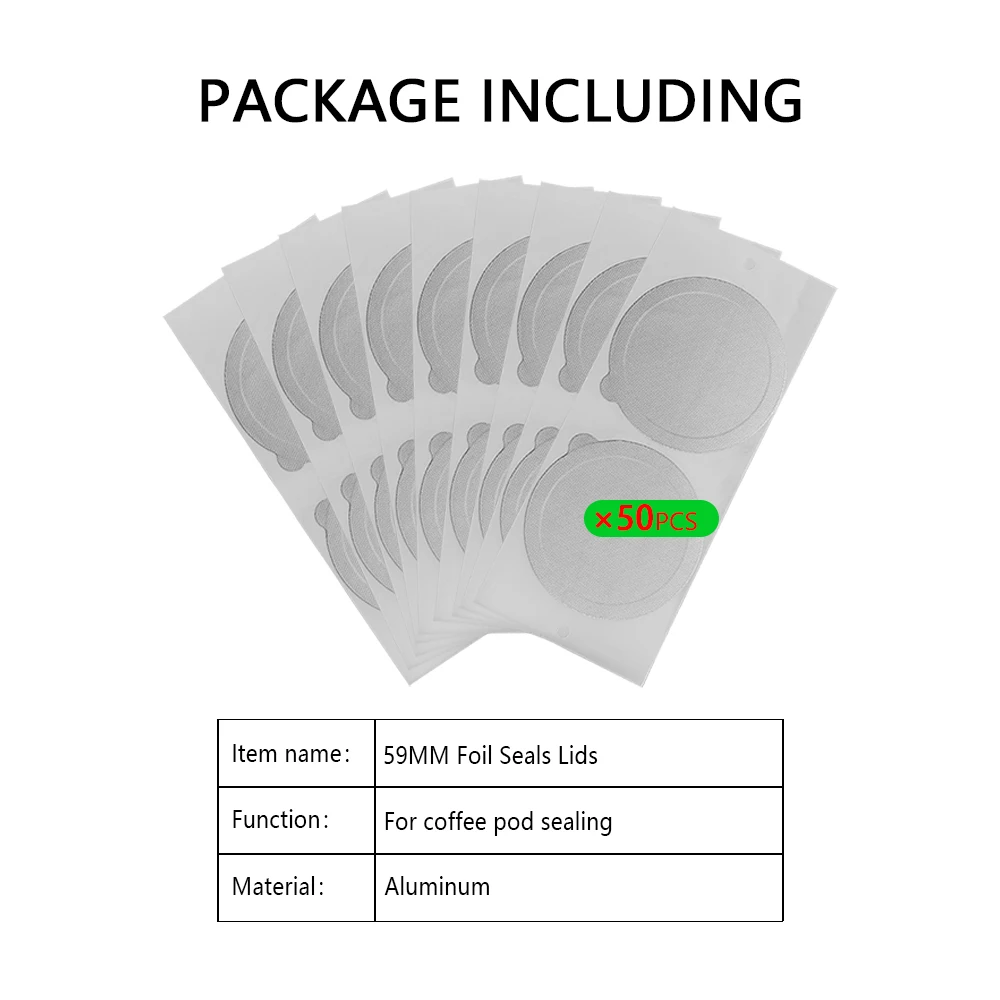 Reusable Aluminum Foil-Seal Coffee Capsule with Refillable Pods