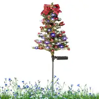 Solar Christmas Trees For Outside Multi-Color LED Yard Christmas Tree Christmas Pathway Lights Outdoor Christmas Tree 1