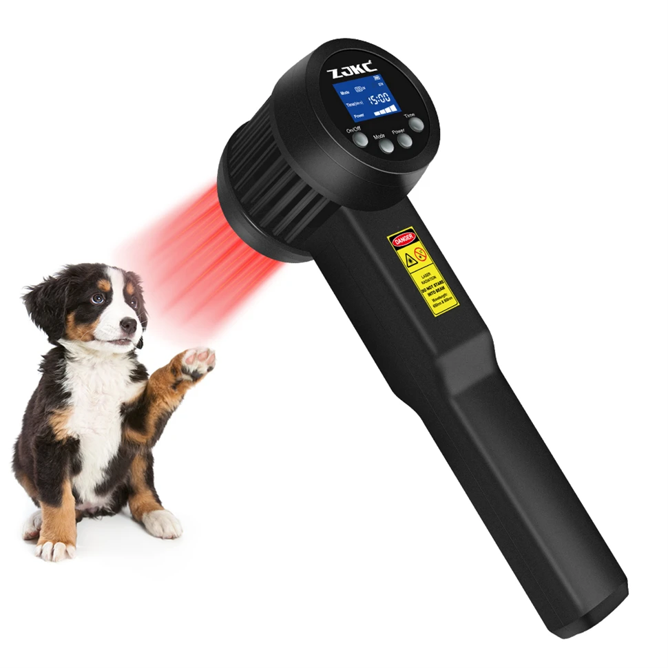 

Red Light Laser Physiotherapy Instrument Pain for Body Knee Neck Sports Wounds for Human Dog Horse Phototherapy No Side Effect