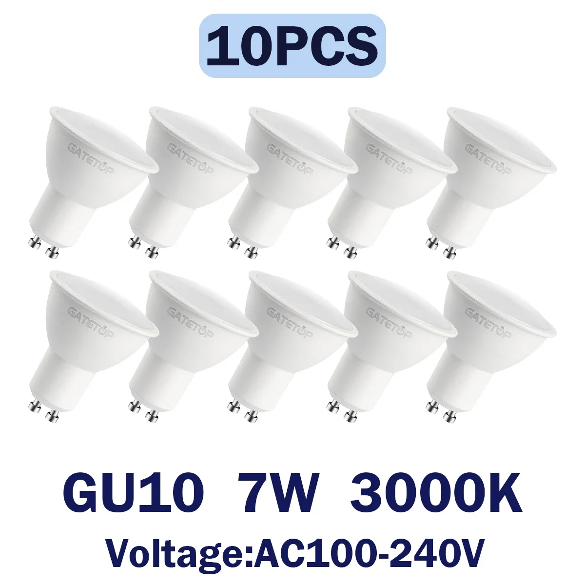 10pcs 120d 3000K