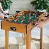 Wooden Foosball Table with Ball Tabletop Football Soccer Game for Outdoor 3
