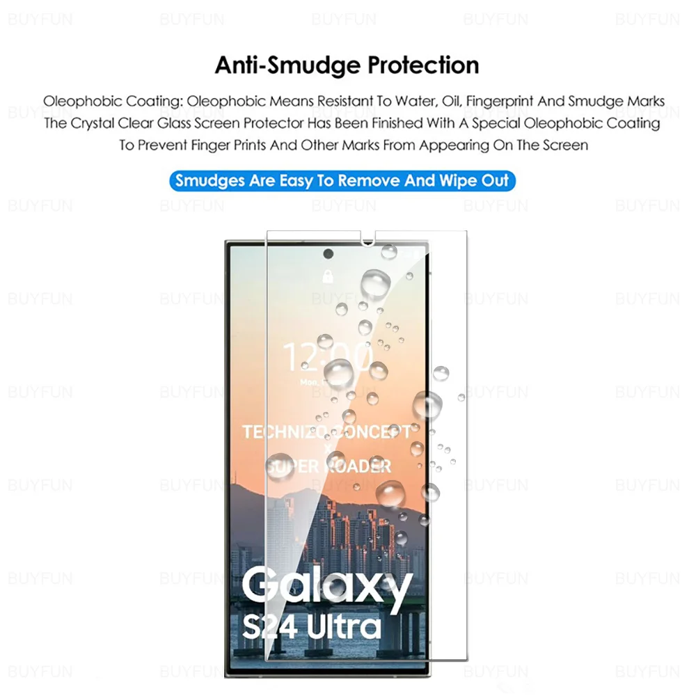 Lentille de Protection en Verre Trempé Samsung Galaxy S24 5G Version Noire  - Dealy