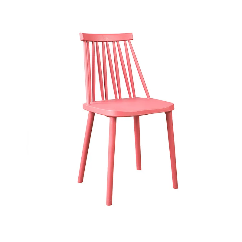 Nordic chair modern minimalist lazy plastic back stool leisure table and chair dining coffee milk tea