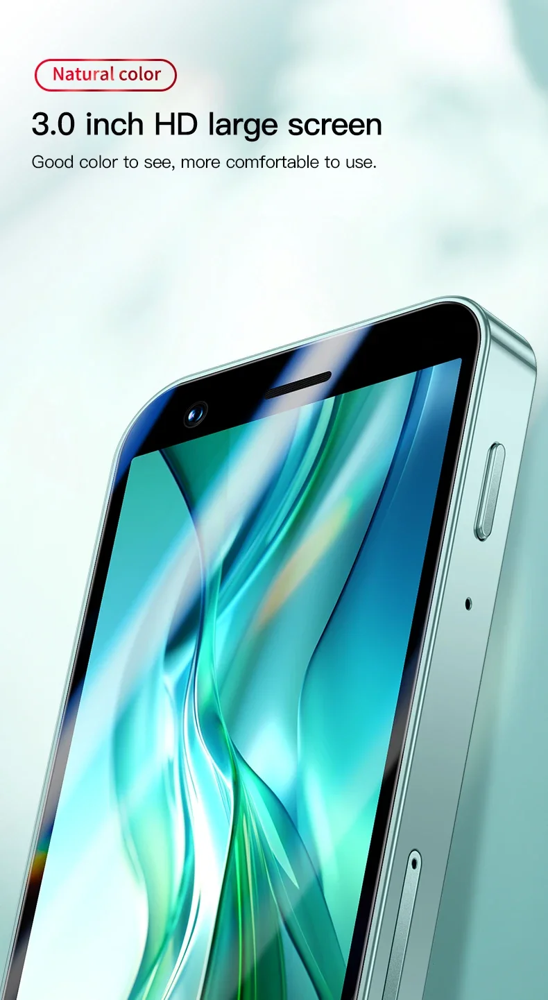 Teléfono Inteligente Mini FUFFI F8 Pro, Teléfono Android con Face ID, Portátil, Mini Celular de 8.1 Pulgadas HD, 16 GB de ROM, Batería de 2000 mAh