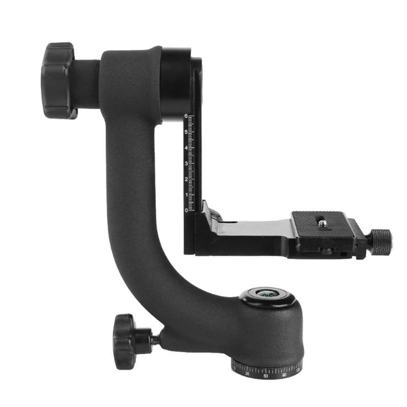 Panorâmica Gimbal Tripé com Bola Cabeça 360 Graus Polegada Parafuso Quick Release Placa Peças Dslr Câmera Lente Telefoto - Image 5