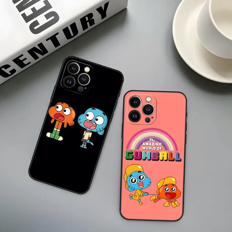 Gumball E Custodia Per Telefono Darwin Per Iphone 14 Pro Max 13 Mini 11 12 Xr X Xs 6 7 6S 8 Plus Cover Posteriore