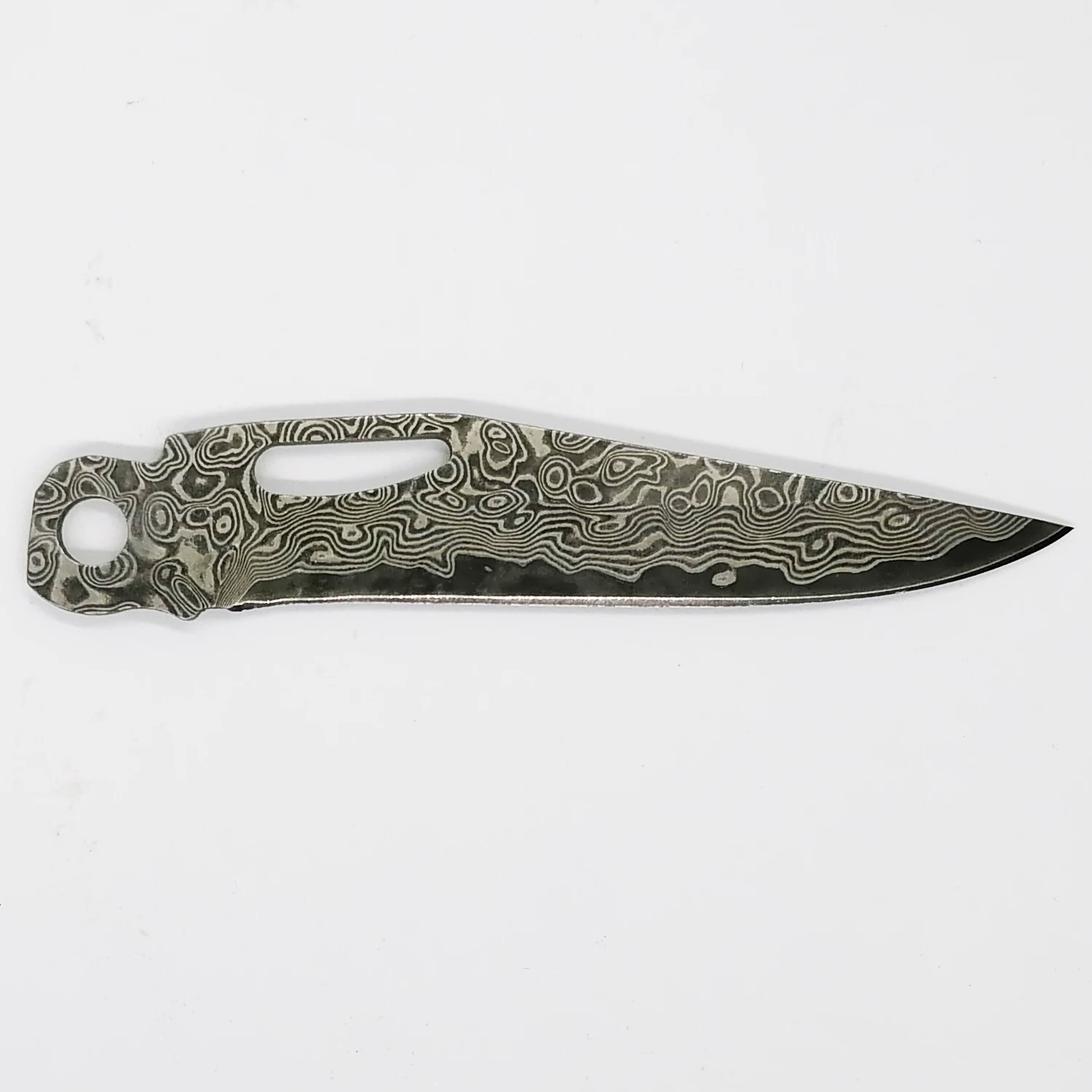 1 Piece Custom Made Vg10 Core Damascus Steel Blade For Leatherman Wave