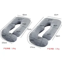 Women's exclusive item. Pregnancy pillow. Sleep support pillow. Nursing pillow. Nursing pad. Washable U-shaped pillow cushion. 6